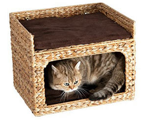 Vietnam Wholesaler Water Hyacinth Cat House Handwoven Cat <b>Bed</b> Home for Pet Natural <b>Dog</b> <b>Bed</b> ODM/OEM - Product Image 1