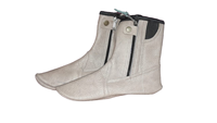 Chaussettes en cuir de luxe fabriquées à la main au Pakistan pour hommes, élégance culturelle, incroyablement douces et légères