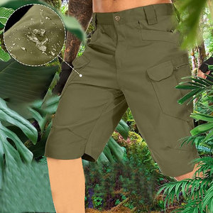 Pantalones cortos elásticos para hombre, pantalones cortos cargo para exteriores, de secado rápido, transpirables y duraderos, pantalones cortos tácticos para hombre - Product Image 5