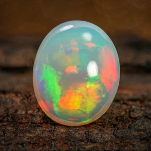 Opale de feu de Welo de qualité supérieure 6,50 CT, pierre précieuse naturelle blanche, pierre de naissance d'octobre, pierre précieuse en vrac certifiée par un tiers pour la fabrication de bijoux - Product Image 1