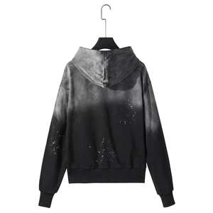 Sweat-shirt vintage délavé et déchiré personnalisé, 100% coton français lourd, imprimé délavé à l'acide, sweat-shirt oversize vintage - Product Image 3