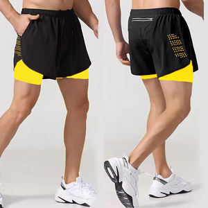 Pantalones Cortos Deportivos para Hombre de Poliéster/Algodón de Secado Rápido Premium, con Cordón, hasta la Rodilla, Logotipo Personalizado, para Fitness, Running, Proveedor Mayorista BD - Product Image 4