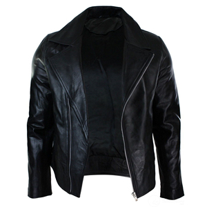 แจ็กเก็ตผู้ชายหนังแท้100% แท้สำหรับกลางแจ้งกันน้ำรุ่นใหม่ล่าสุดดีไซน์ไม่เหมือนใคร - Product Image 6