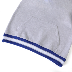 Sudadera con Capucha Personalizada de la Universidad Hampton, Color Gris Jaspeado, Forro de Chenilla, 300g, Felpa Premium, Bolsillo Canguro, Invierno, 100% Orgánica - Product Image 2