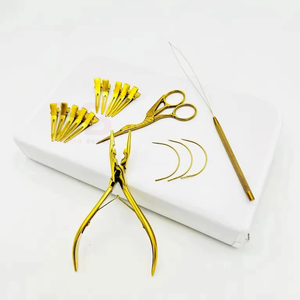 ชุดเครื่องมือต่อผมคุณภาพสูง กันน้ำ ใช้ได้กับไมโครลิงค์ สำหรับช่างทำผม ประกอบด้วยคีมและเข็มสแตนเลส - Product Image 2