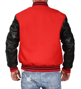 Varsity Jacket Letterman College American Style bomber Wool Varsity Jacket CollegeBaseballjacket pour hommes - Product Image 6
