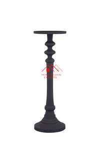 Centres de table nouveauté métal aluminium T support de lumière argent fini aluminium coulé bougeoirs pour le dîner - Product Image 2