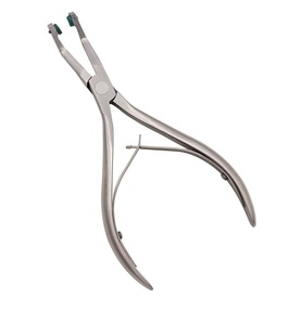 Pince à couronne dentaire manuelle en acier, outil ergonomique pour dentiste, pour l'extraction de dents temporaires - Product Image 1