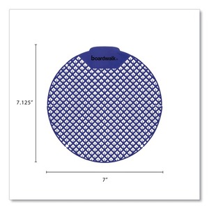 Boardwalk 1.8 Oz. Rejilla desechable para urinario con forma sólida y aroma a Tutti Frutti, color azul (paquete de 12) - Product Image 2