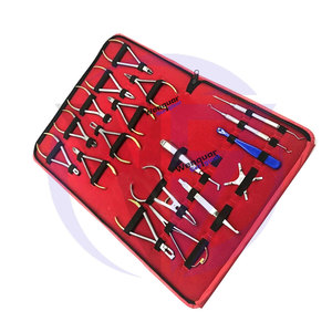 Juego de alicates dentales de ortodoncia, 19 Uds., herramientas de acero inoxidable de calidad alemana, Kit de instrumentos de ortodoncia Manual para práctica - Product Image 6