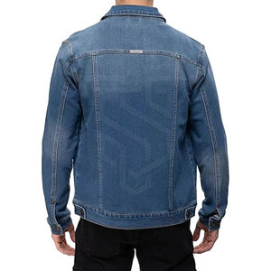 Blouson en jean léger à col montant pour homme, style urbain, nouveauté Hiver 2026, en promotion en ligne - Product Image 2