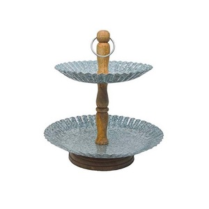 Support à gâteau en métal de style unique, fait à la main, décoratif, à plusieurs niveaux, finition dorée, pour mariage, fête d'anniversaire - Product Image 4