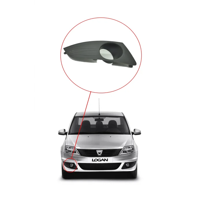 Kaya Plastik KD-1456 Fog Light Trim Right Logan 1 OE 8200838548
