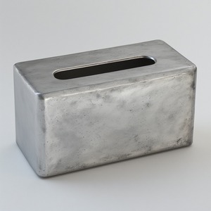 Boîte à mouchoirs en métal multifonctionnelle contemporaine, conçue pour les bureaux, les hôtels, les salons, durable, fabriquée à la main, esthétique propre - Product Image 3