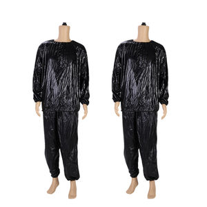 Sudadera deportiva con capucha para correr para mujer con cremallera, ropa deportiva reflectante para correr de noche, trajes de Sauna para uso doméstico - Product Image 5