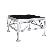 Plateforme de podium modulaire en alliage d'aluminium, robuste, capacité de charge de 750 kg, installation rapide