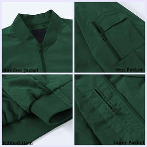 <b>Jacket</b> Men Women Streetwear Fashion Windproof Zipper Casual Varsity Bomber Coat Manufacturer Wholesale - Product Image 1