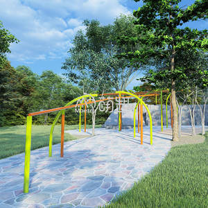 Moetry diseño personalizado Flying Fox Playground Zip Wire Line Ziplines para Park Children's Hanging Cable Tyrolean Ropeway - Product Image 4