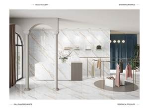 Carreaux de dalle de porcelaine de qualité supérieure 1200x1800mm finition mate aspect marbre mur et sol qualité d'exportation meilleur prix et qualité - Product Image 5