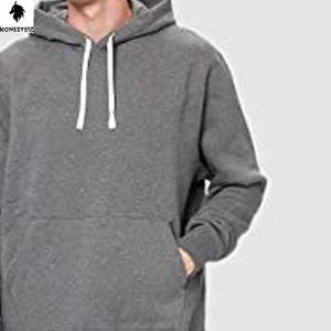 Sudaderas de lana de peso pesado personalizadas para hombres Sudadera con capucha de gran tamaño atlética lavada para invierno Sudaderas con capucha a juego para parejas - Product Image 5