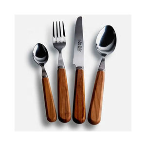 Ensemble de couverts luxueux de cuillère de coulée en laiton de conception de feuille d'or parfait pour les mariages hôtels et restaurants couverts de qualité supérieure - Product Image 2