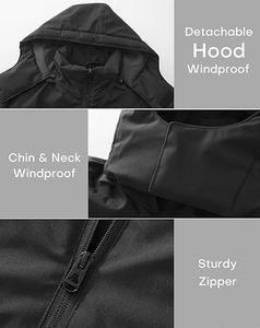 เสื้อโค้ทฤดูหนาวกันน้ำแจ็คเก็ตสกีขนแกะภูเขากลางแจ้ง - Product Image 4