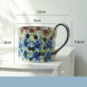 New creative modern geometric <b>large</b>-capacity ceramic mug breakfast <b>cup</b> milk water <b>cup</b> - Product Image 6