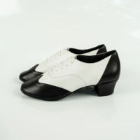 Zapatos de Baile Latinos de Salón, Salsa y Tango para Hombre, de Piel de Oveja y Charol Negro, Profesionales, de Alta Calidad, BOLD & SMART BS 004