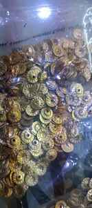 Usine en gros rond en vrac en vrac or argent noir PVC 5mm paillettes pour bricolage artisanat accessoires de vêtement - Product Image 4