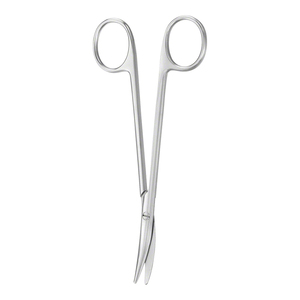 Tijeras curvas Metzebaum de primera calidad, fuente de alimentación Manual certificada CE de acero inoxidable hecha a mano para uso hospitalario - Product Image 6