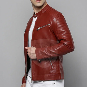 Chaqueta de Invierno de Cuero Genuino para Hombre ROMEO INDUSTRY, Calidad Premium, Transpirable, Ecológica, Estilo Urbano - Product Image 2