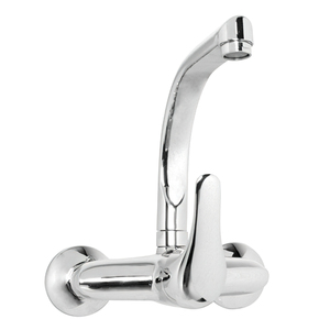Miscelatore per lavabo verticale monocomando da parete. Cartuccia in ceramica 0/40 mm. - Product Image 1