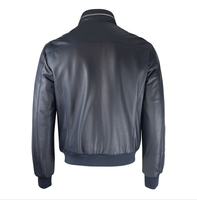 Fabricant OEM, veste bomber en cuir d'hiver de haute qualité, fermeture éclair personnalisable, imperméable, respirante, coupe-vent, doublure en satin, ODM
