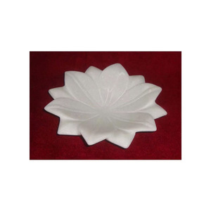 Bol à fruits en marbre naturel fait à la main, design lotus, bol décoratif pour la maison, pierre de qualité supérieure, classique pour la vaisselle - Product Image 2