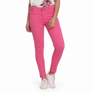 Pantalones de Mezclilla Ajustados de Alta Calidad para Mujer, Color Sólido, Uso Diario, Transpirables, de Algodón, Servicio OEM para Invierno - Product Image 3
