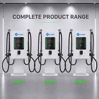 EVMATE 40kW 60kW 80kW Double Connecteur DC EV Chargeur CCS2 OCPP 1.6J OTA Piédestal Commercial EV Station De Recharge pour Parking Public