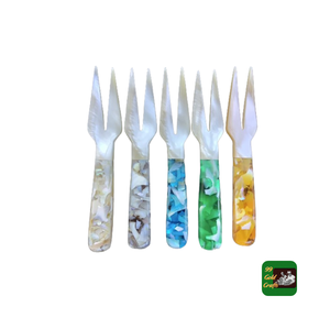 ช้อนคาเวียร์เปลือกหอยมุกธรรมชาติขนาด9ซม. สำหรับรับประทานอาหารค่ำงานแฟนซีทำด้วยมือ - Product Image 1