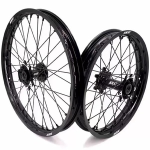 Juego de Ruedas Todoterreno Sur-Ron Light Bee X, Delantera 1.6x19, Trasera 1.85x16, Juego de <span class=keywords><strong>Llantas</strong></span> para Bicicleta Eléctrica de Cross con Neumáticos Enduro - Product Image 1