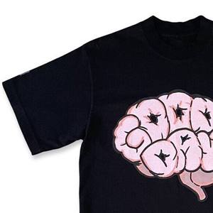 Últimos Diseños Camiseta de Hombre con Estampado Digital 100% Algodón Corte Regular Sólido 220 Gramos Mangas Cortas Gran Venta Tendencia Top - Product Image 3