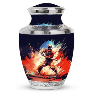 Urnes de balançoire de baseball pour la crémation de cendres humaines pour des urnes funéraires d'adultes - Product Image 4