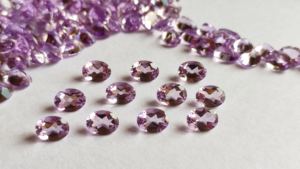 Piedras preciosas de amatista rosa de alta calidad AAA, corte ovalado facetado Natural de 4mm-6mm para la fabricación de joyas, lote de gemas sueltas al por mayor - Product Image 2