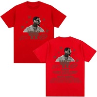 Rappeur Chris Brown Breezy Bowl XX Tour T-shirt Hip Hop hommes femmes mode col rond T-shirt surdimensionné coton t-shirts décontractés Streetwear