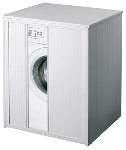 Armoire à Linge de Salle de Bain en PVC de Style Classique Européen 68cm Design Moderne avec Fermeture Magnétique Recyclable pour Usage Domestique - Product Image 2