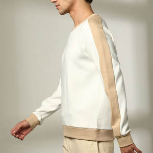 Sweat-shirt décontracté à manches longues pour hommes Sweat-shirt léger de tous les jours Sweat-shirt en coton coupe décontractée - Product Image 3