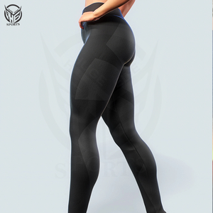 Legging de qualité supérieure en matière première de qualité supérieure, taille mi-haute, uni, pour femmes, avec plusieurs motifs et couleurs, et dernier article - Product Image 3