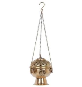 Hot Selling Affordable Price Trending Brass 4 Pillar Tower Incense Burner Plain Polished <b>Room</b> <b>Air</b> <b>Freshener</b> Incense Burner Items - Product Image 4