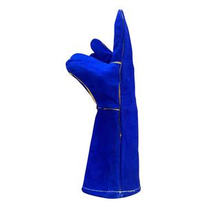 Guantes de soldadura de cuero superventas de alta calidad, Material suave anticorte anticalor, ajuste cómodo, servicio OEM para consumidores - Product Image 3