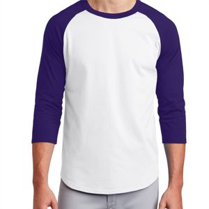 Chemise en jersey raglan pour hommes, douce et respirante, idéale pour les tenues décontractées et les activités de plein air - Product Image 2