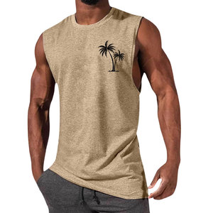 Débardeur sans manches pour homme Streetgrace, personnalisé, respirant, en coton, pour l'été, OEM, grandes tailles, vêtements de sport, marque privée, vêtements de fitness - Product Image 1