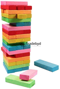 Tradebyd Jouet d'activité en bois écologique pour les tout-petits Jeu éducatif de construction de compétences - Product Image 2
